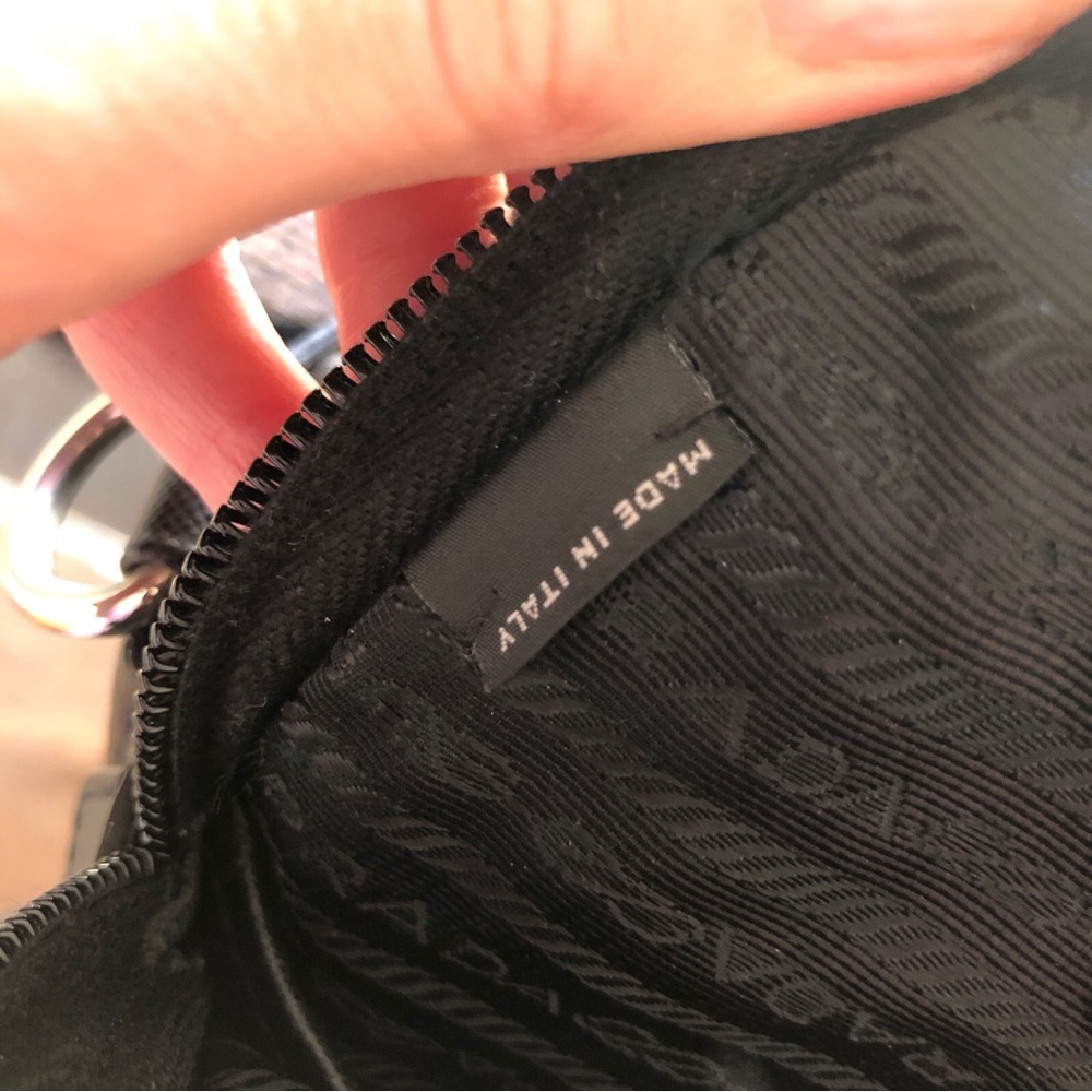 Prada Black re-Nylon saffiano leather Travel Tote Bag - Picture 14 of 15